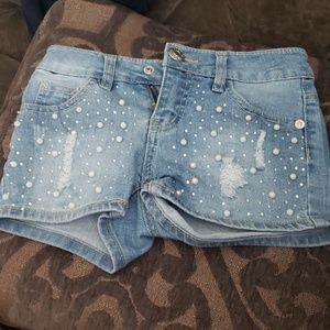 Justice bling shorts